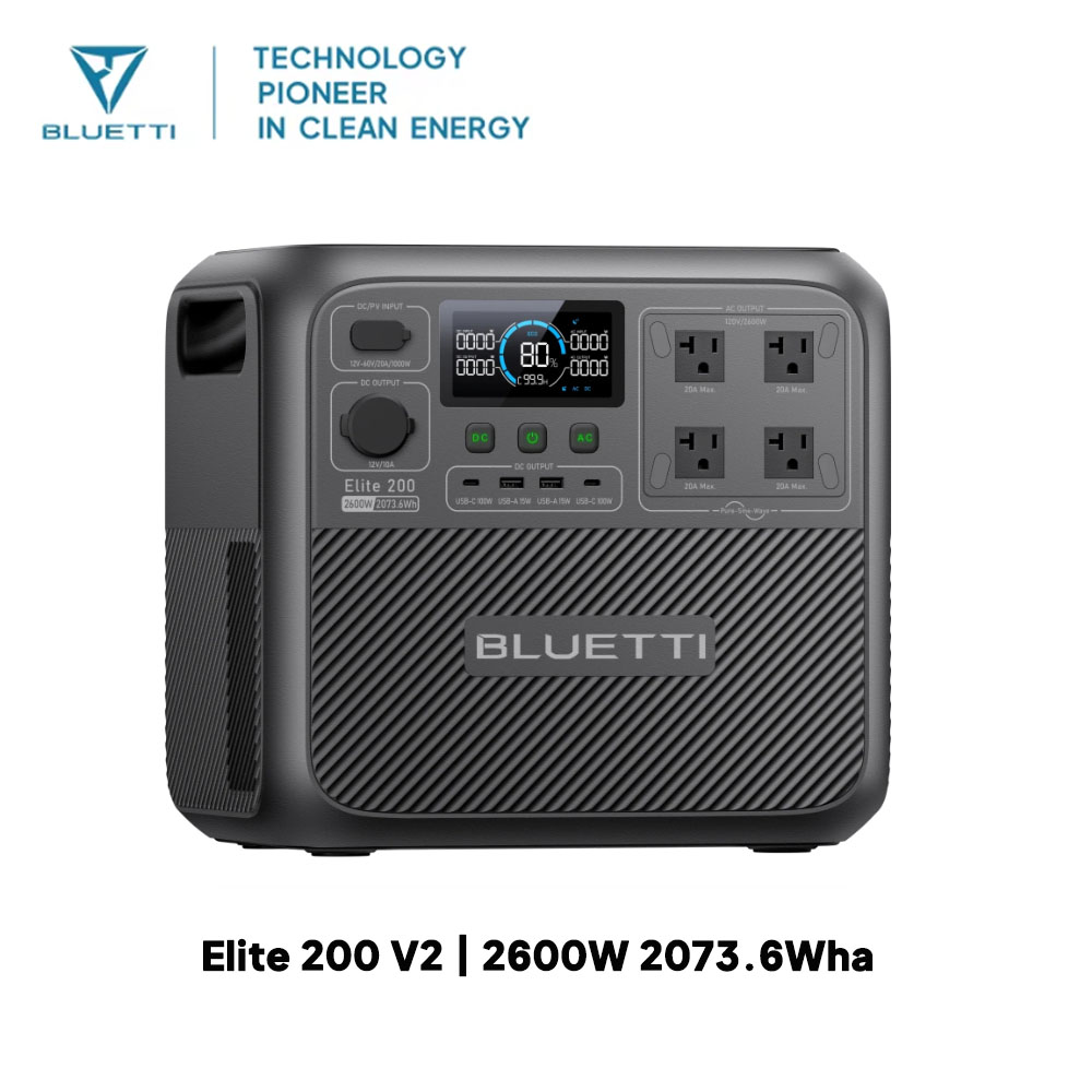 【Renew】BLUETTI Elite 200 V2 Po - Outdoor Camping Kit のレビューと価格