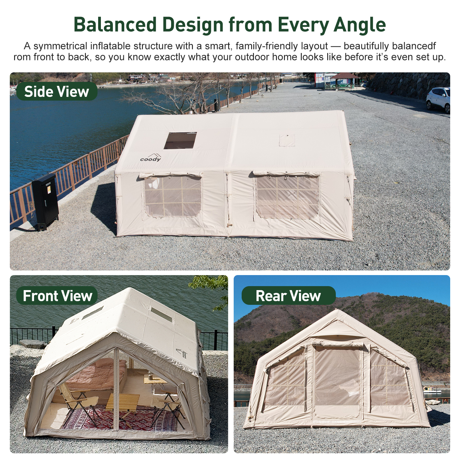 Coody 13.6 Air Tent-Beige Infl - Outdoor Camping And Glamping のレビューと価格