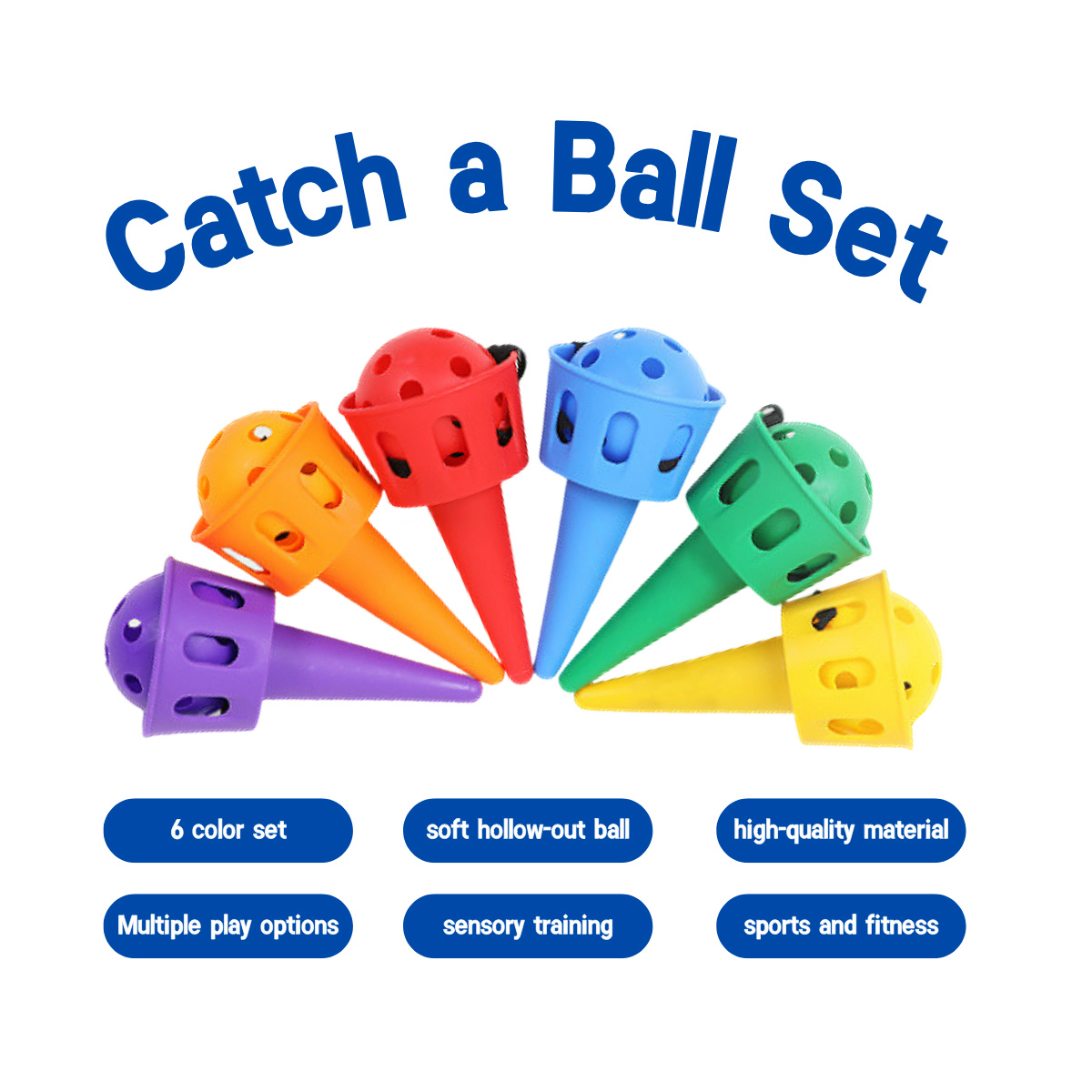 6pcs Catch a Ball Set,Champion - Outdoor Camping Activities For Adults のレビューと価格