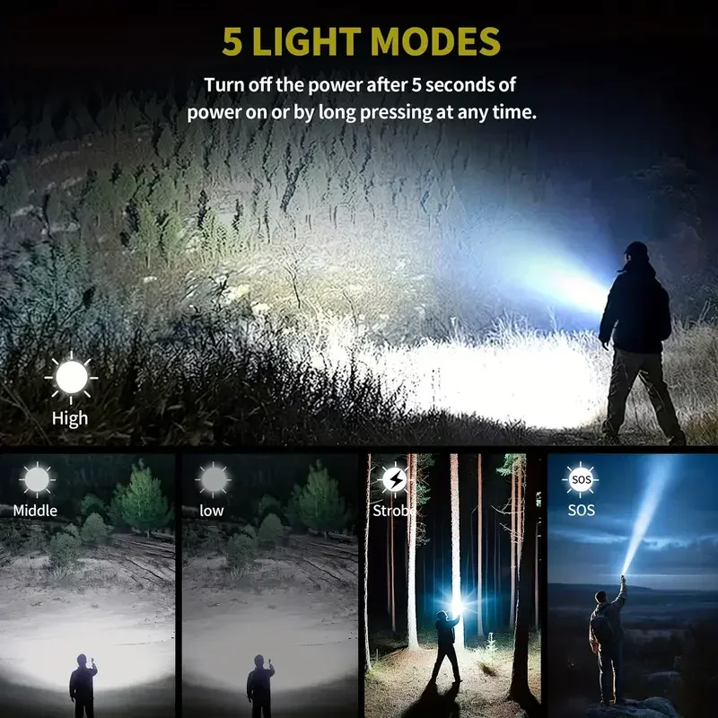 Ultra Powerful Flashlight Conc - Outdoor Camping Adventure Lamp のレビューと価格