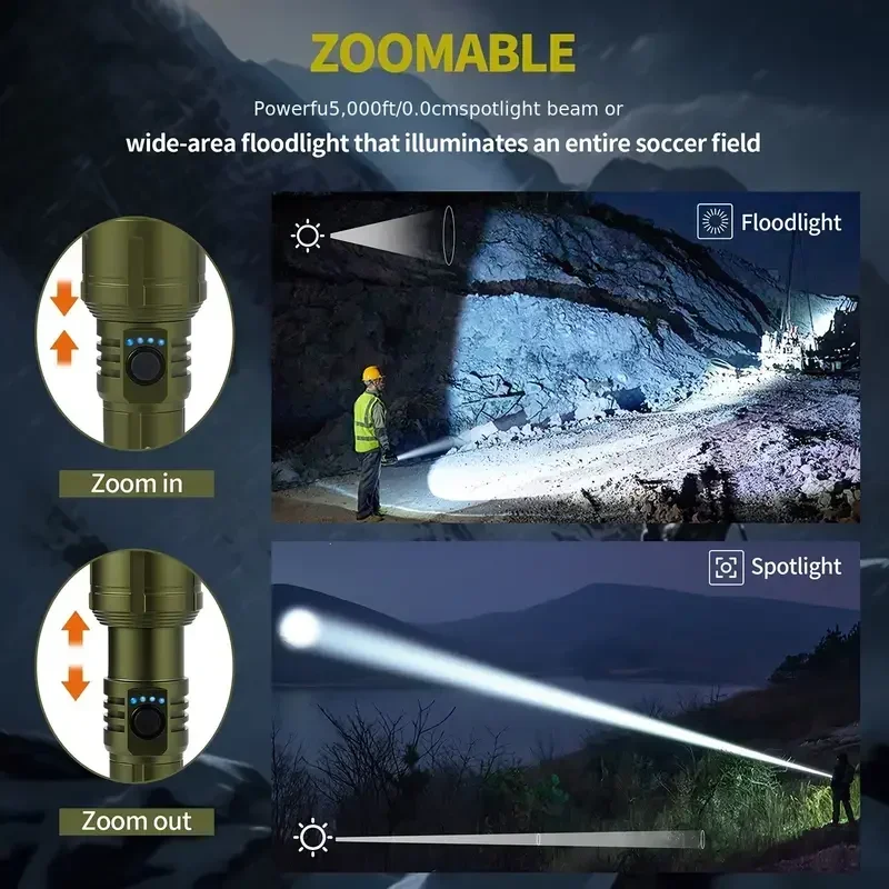 Ultra Powerful Flashlight Conc - Outdoor Camping Adventure Lamp のレビューと価格