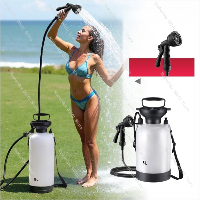 5-liter Portable Shower for Ou - Outdoor Camping Kit のレビューと価格