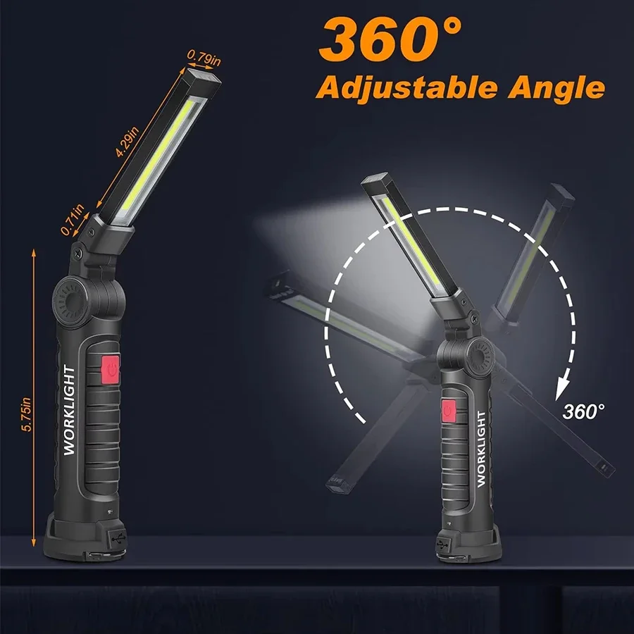 New Portable COB LED Flashligh - Outdoor Camping Adventure Lamp のレビューと価格