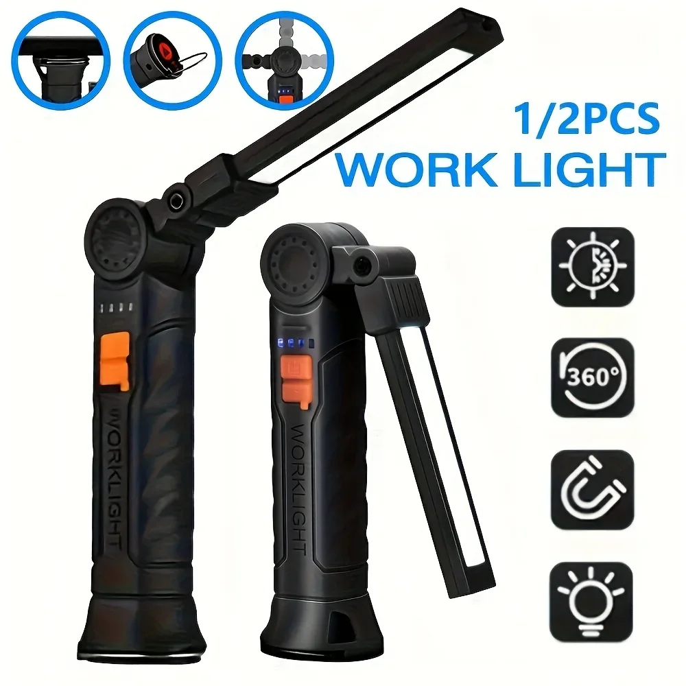 Portable COB LED Flashlight Re - Outdoor Camping Light Portable のレビューと価格