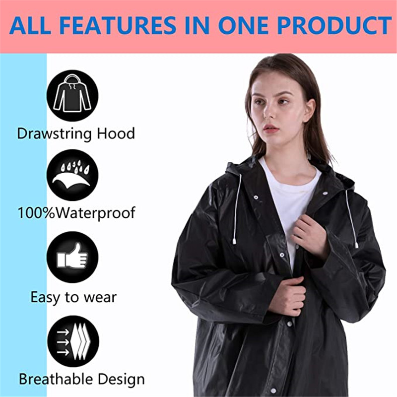 Eva Unisex Raincoat Rainproof  - Outdoor Camping Activities For Adults のレビューと価格