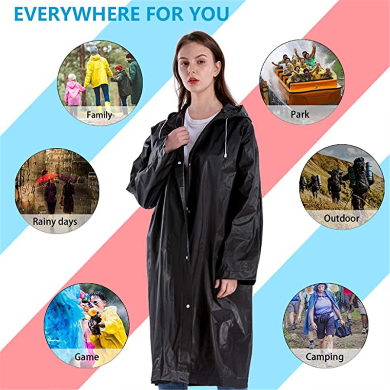 Eva Unisex Raincoat Rainproof  - Outdoor Camping Activities For Adults のレビューと価格