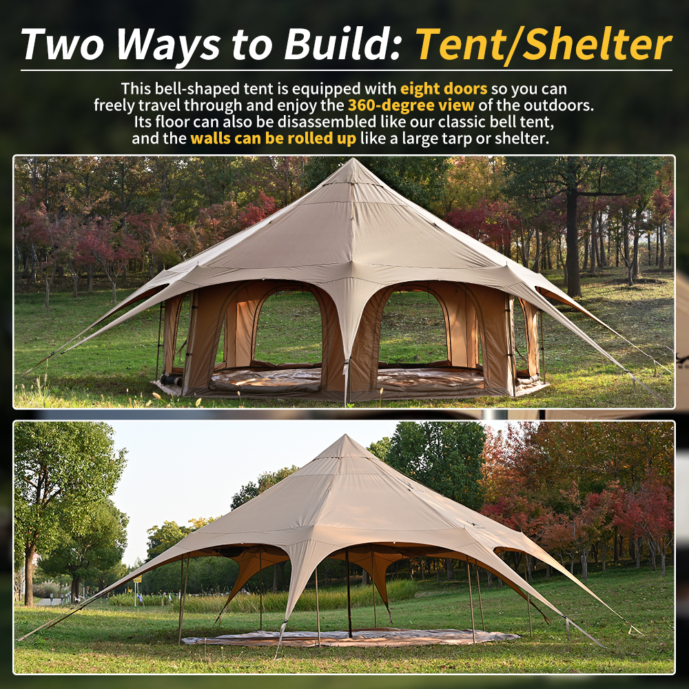 Oem Large Latest Style 4.5m Ma - Outdoor Yurt Camping のレビューと価格