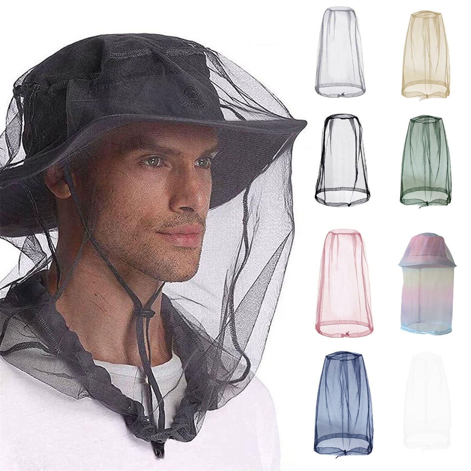 Outdoor Mosquito Head Mesh Net - Outdoor Yurt Camping のレビューと価格